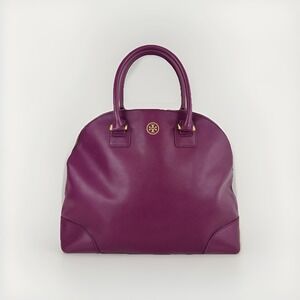Tory Burch Handbag‎ Robinson Dome Satchel Purple/Pink